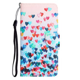 Colored Drawing Leather Phone Case, For iPhone 13 mini
